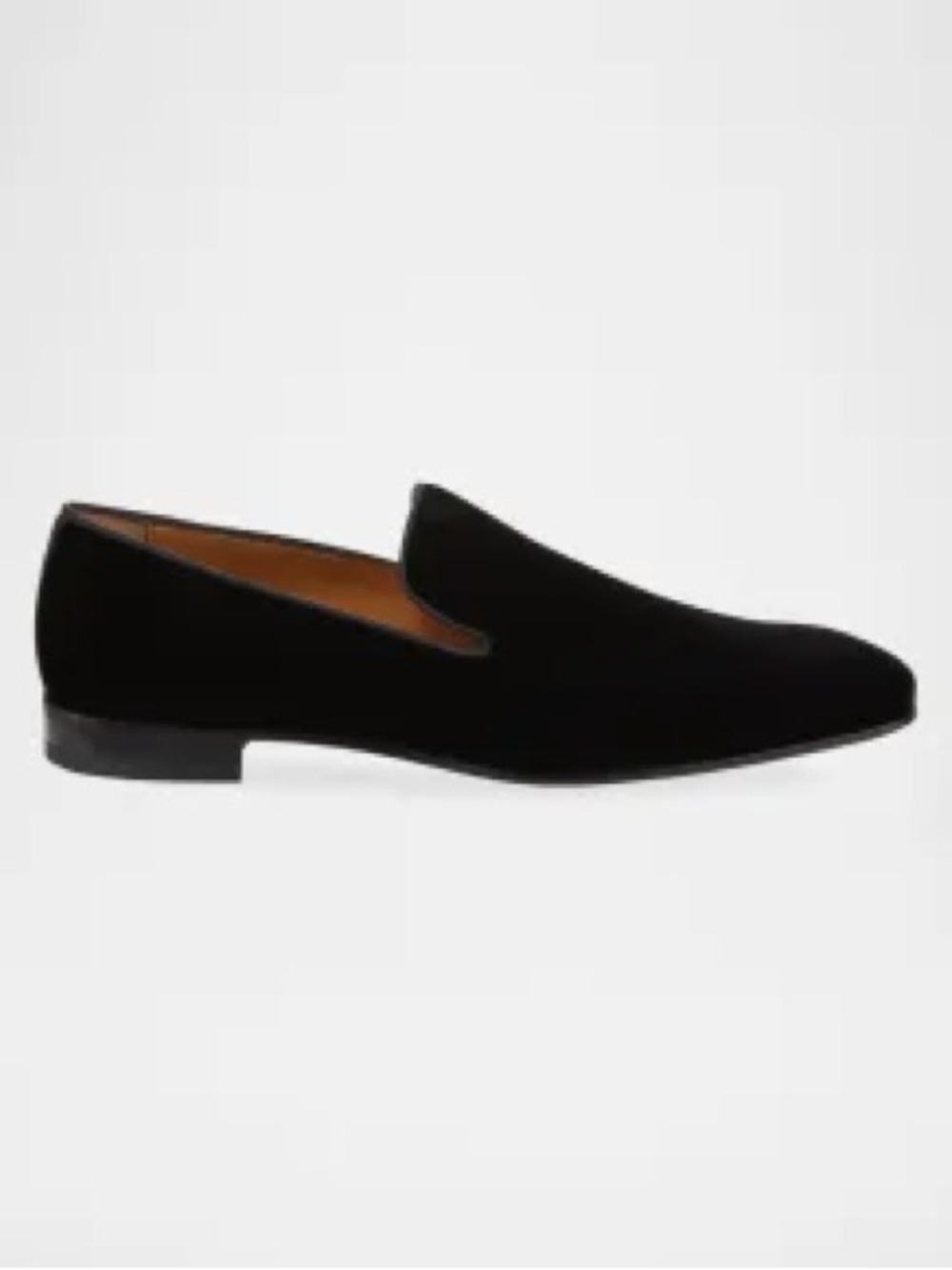 John Varvatos || Black Velvet Smoking Loafer Tuxedo Shoes Black 10.5 - 11